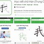 Viết Chữ Hán Tiếng Trung Là Gì